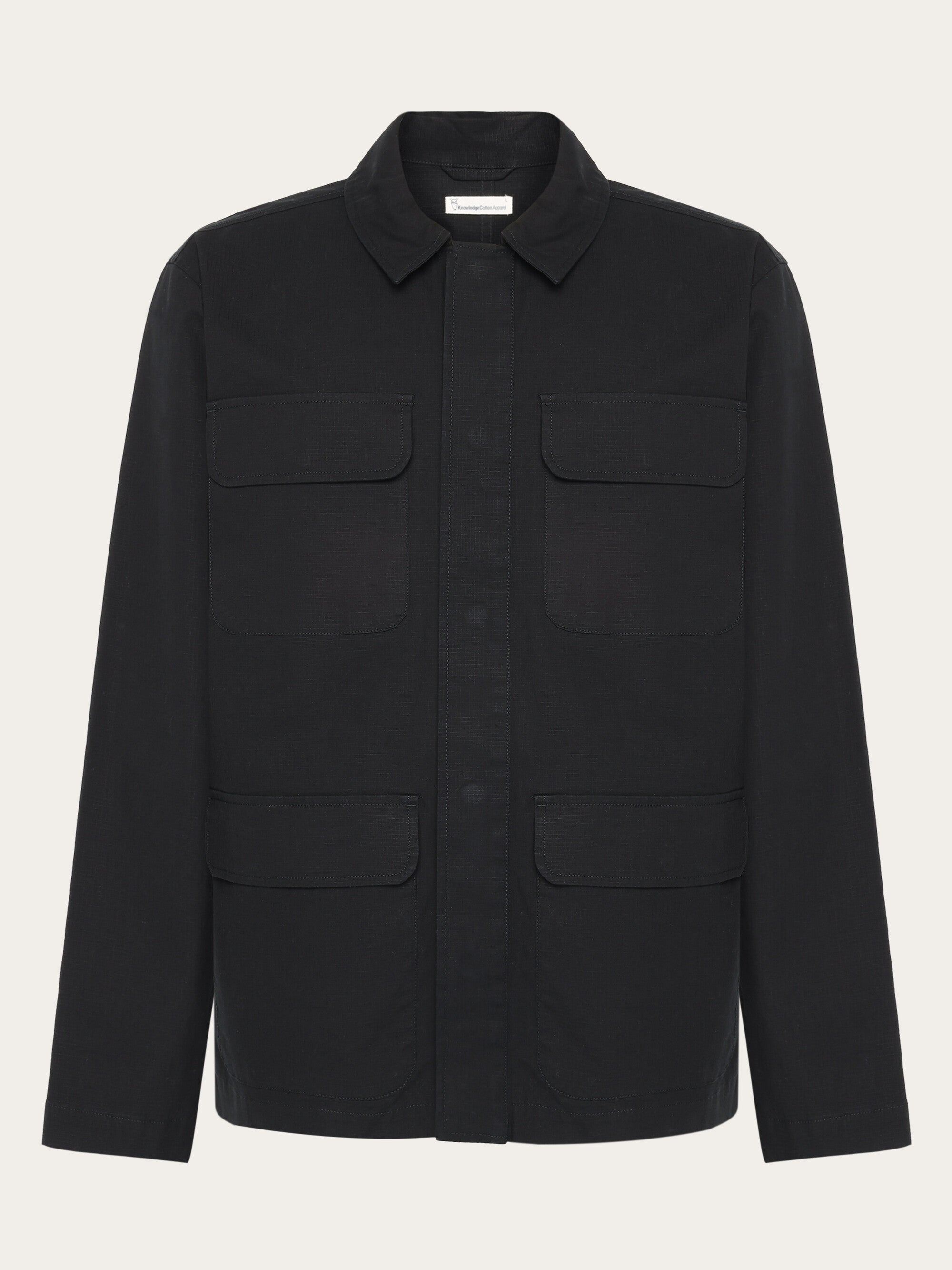 Twill overshirt GOTS/Vegan - Egret
