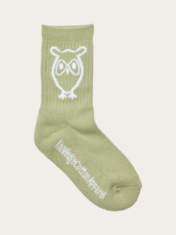 KnowledgeCotton Apparel - YOUNG 1-pack tennis sock Socks 1380 Swamp