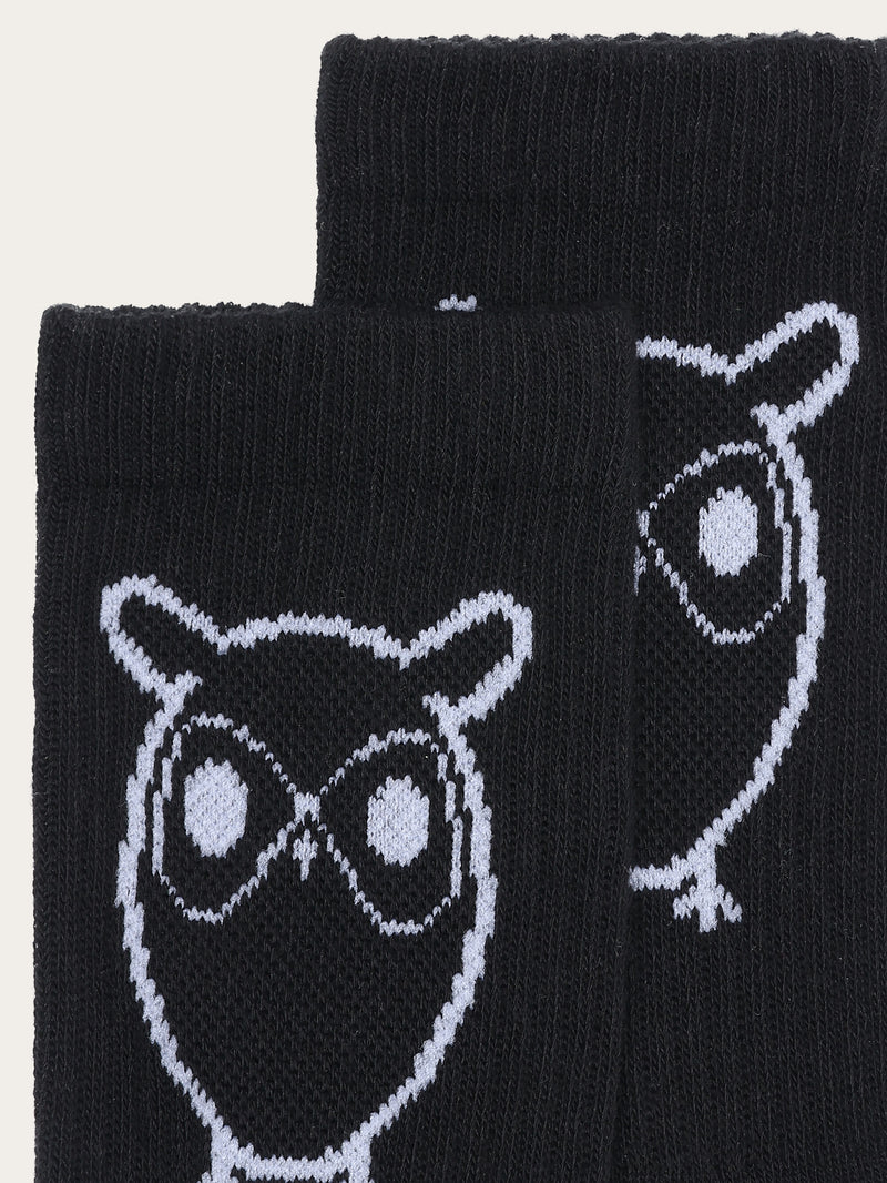 KnowledgeCotton Apparel - UNI 1-pack tennis sock Socks 1300 Black Jet