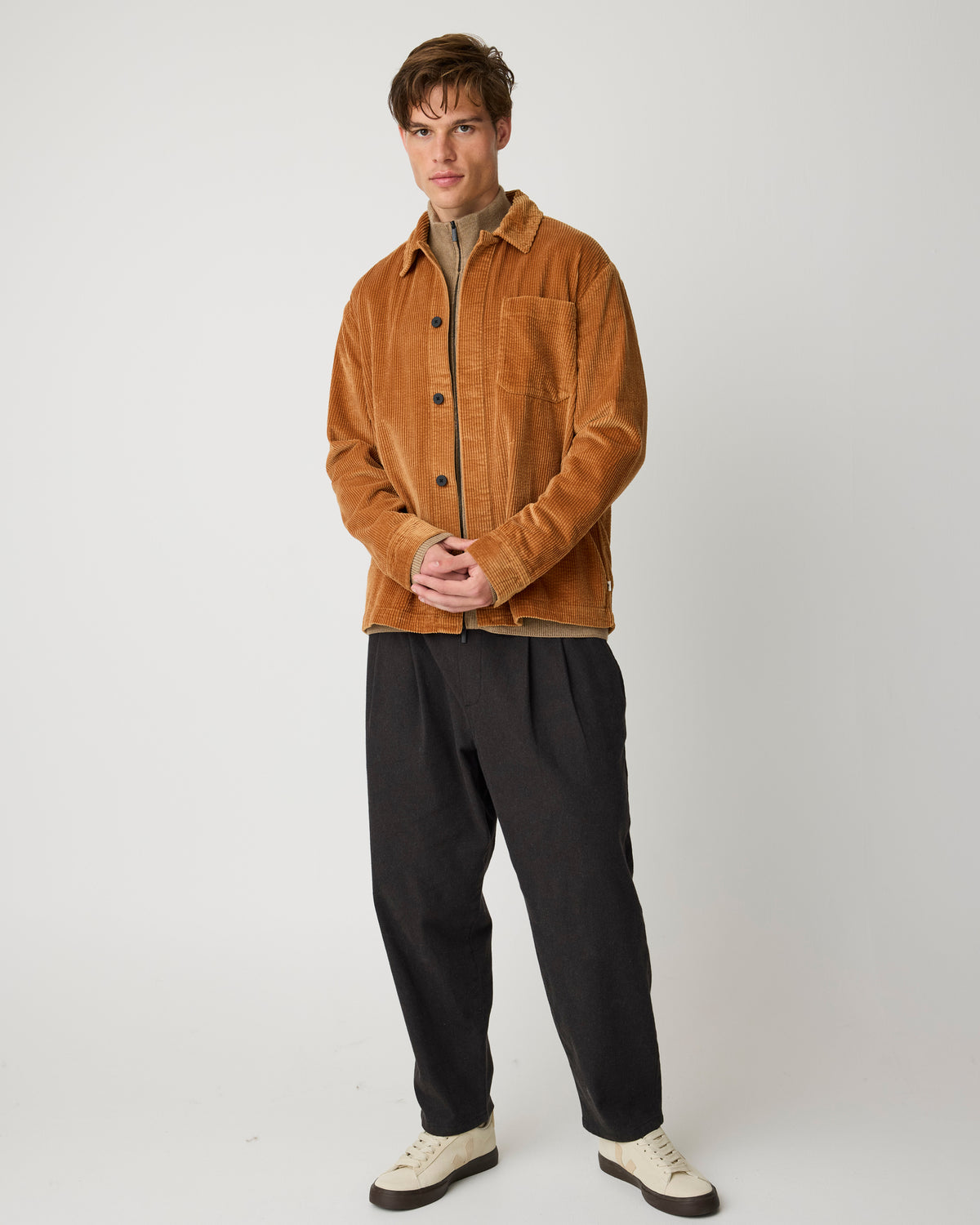 Corduroy overshirt - Lion