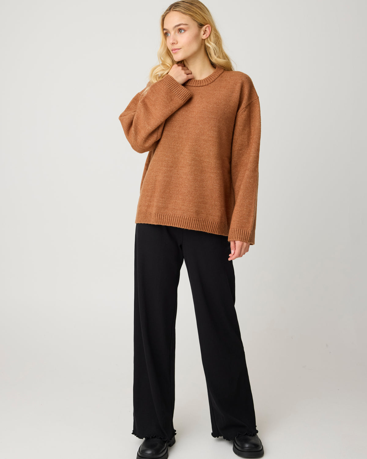 Soufflé yarn sweater - Lion