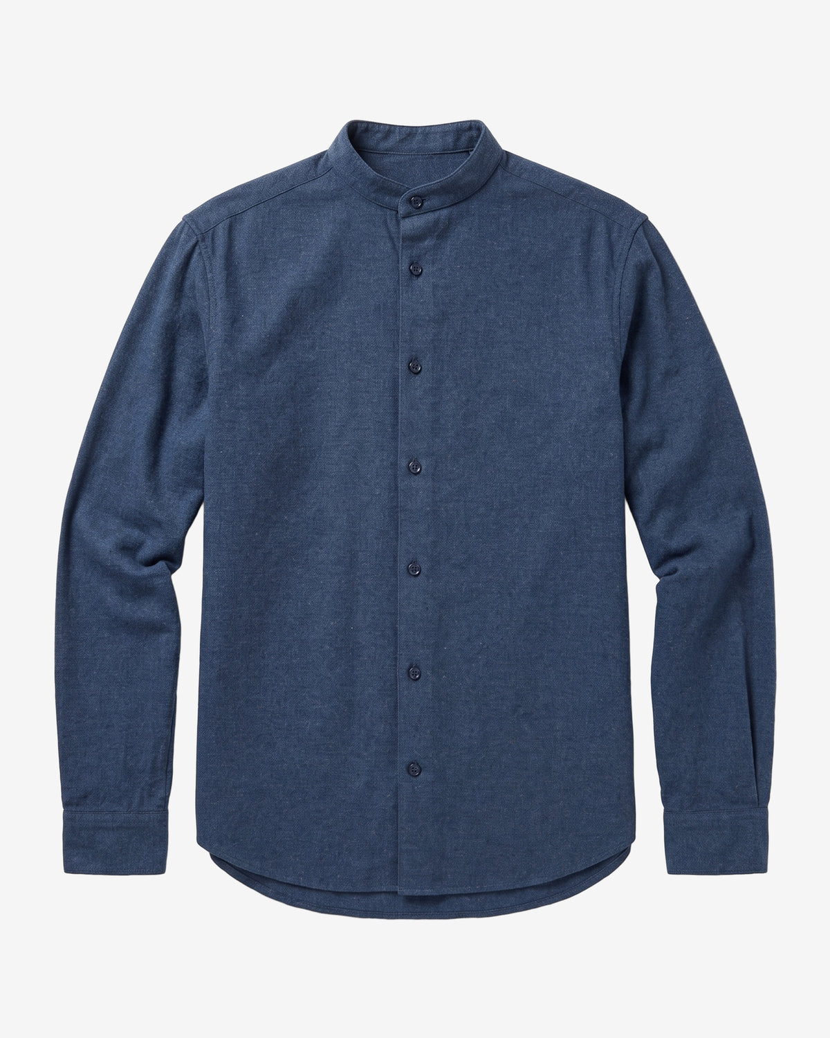 KnowledgeCotton Apparel - MEN Arch regular flannel shirt Shirts 1226 Vintage Indigo