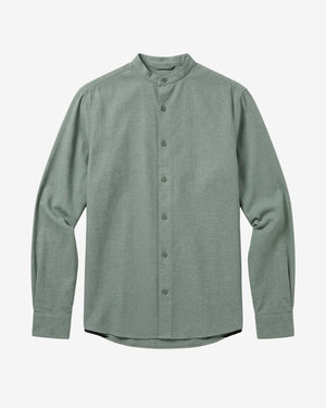 KnowledgeCotton Apparel - MEN Arch regular flannel shirt Shirts 1396 Lily Pad