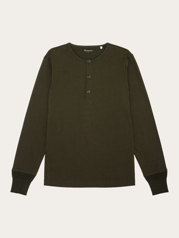BO long sleeve henley - Regenerative Organic Certified