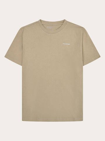 KnowledgeCotton Apparel - MEN Back print t-shirt T-shirts 1495 Twill