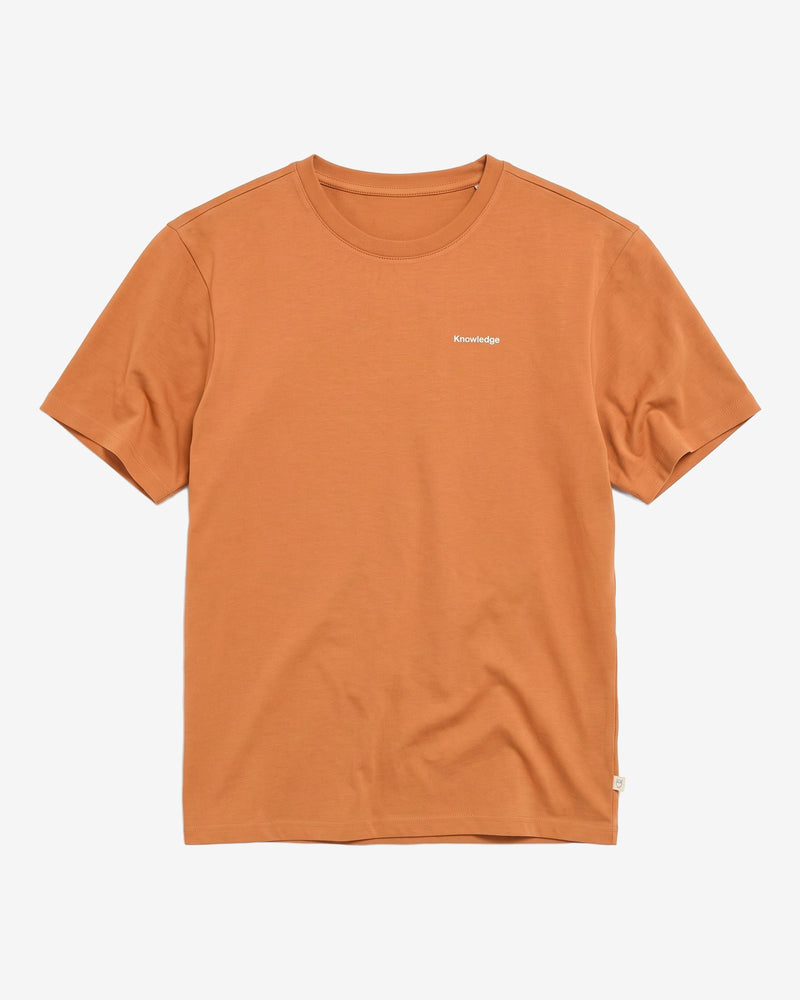 KnowledgeCotton Apparel - MEN Back print t-shirt T-shirts 1499 Lion