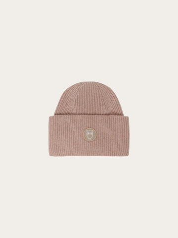 KnowledgeCotton Apparel - UNI Big rib beanie Hats 1336 Kelp melange