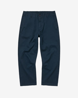 KnowledgeCotton Apparel - WMN Bloom barrel pique pants Pants 1001 Total Eclipse