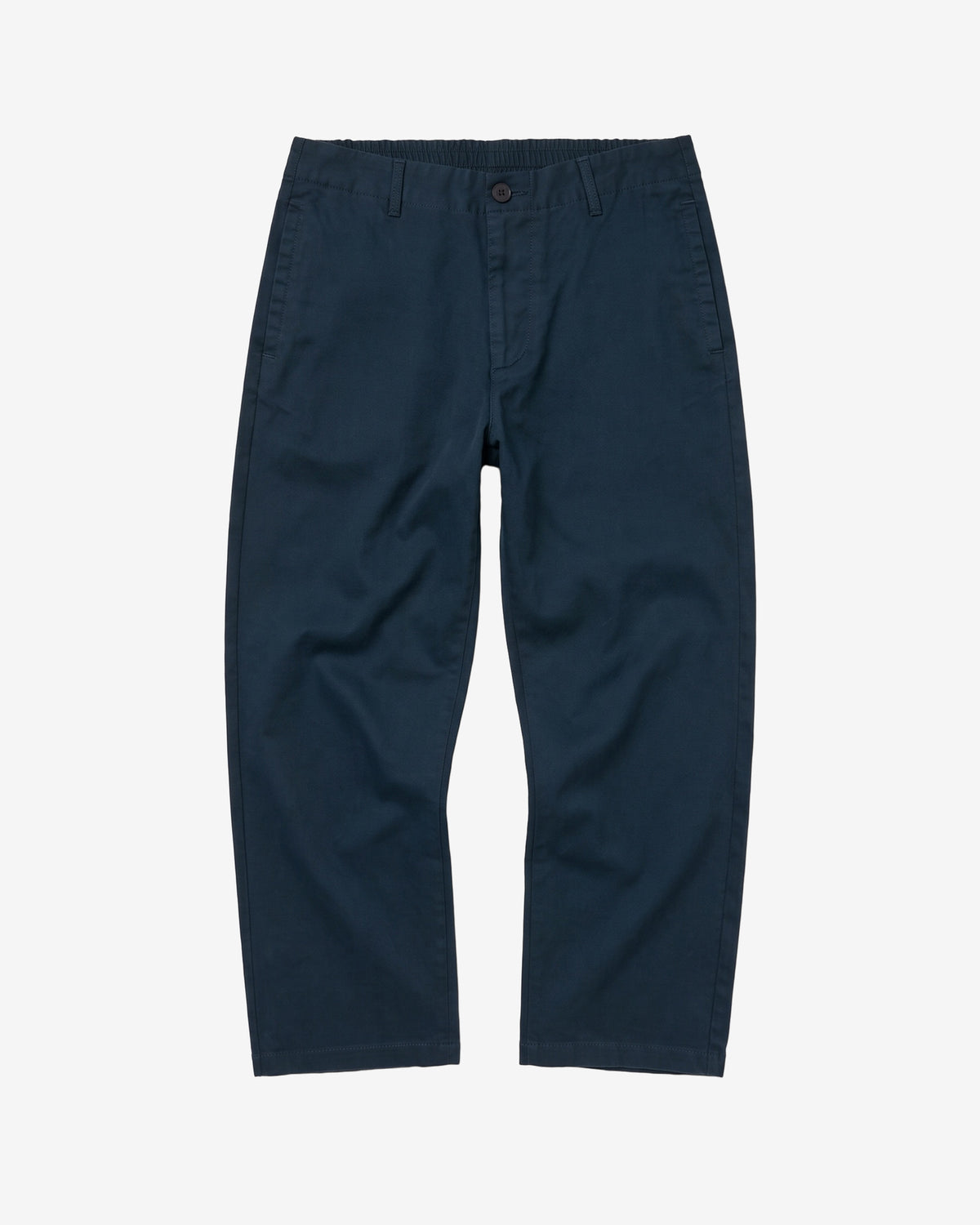 KnowledgeCotton Apparel - WMN Bloom barrel pique pants Pants 1001 Total Eclipse