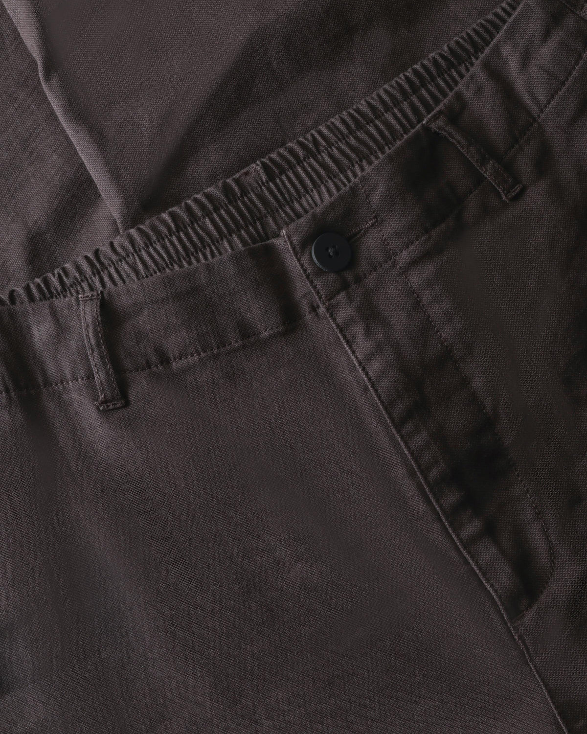 KnowledgeCotton Apparel - WMN Bloom barrel pique pants Pants 1487 Chocolate Torte