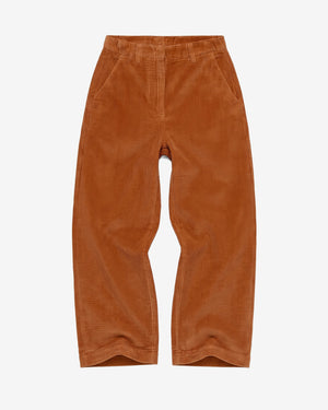 KnowledgeCotton Apparel - WMN Bora wide corduroy pants Pants 1499 Lion