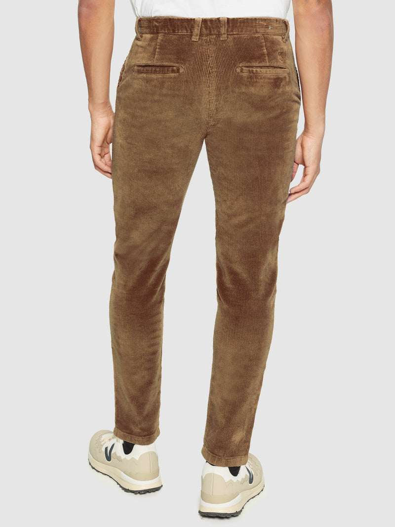 KnowledgeCotton Apparel - MEN CHUCK regular 8-wales corduroy chino pants Pants 1121 Dachshund