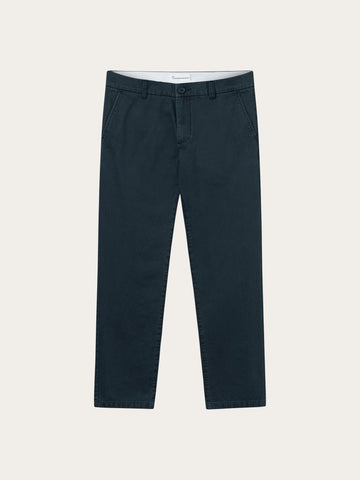 KnowledgeCotton Apparel - MEN CHUCK regular twill chino pants Pants 1001 Total Eclipse