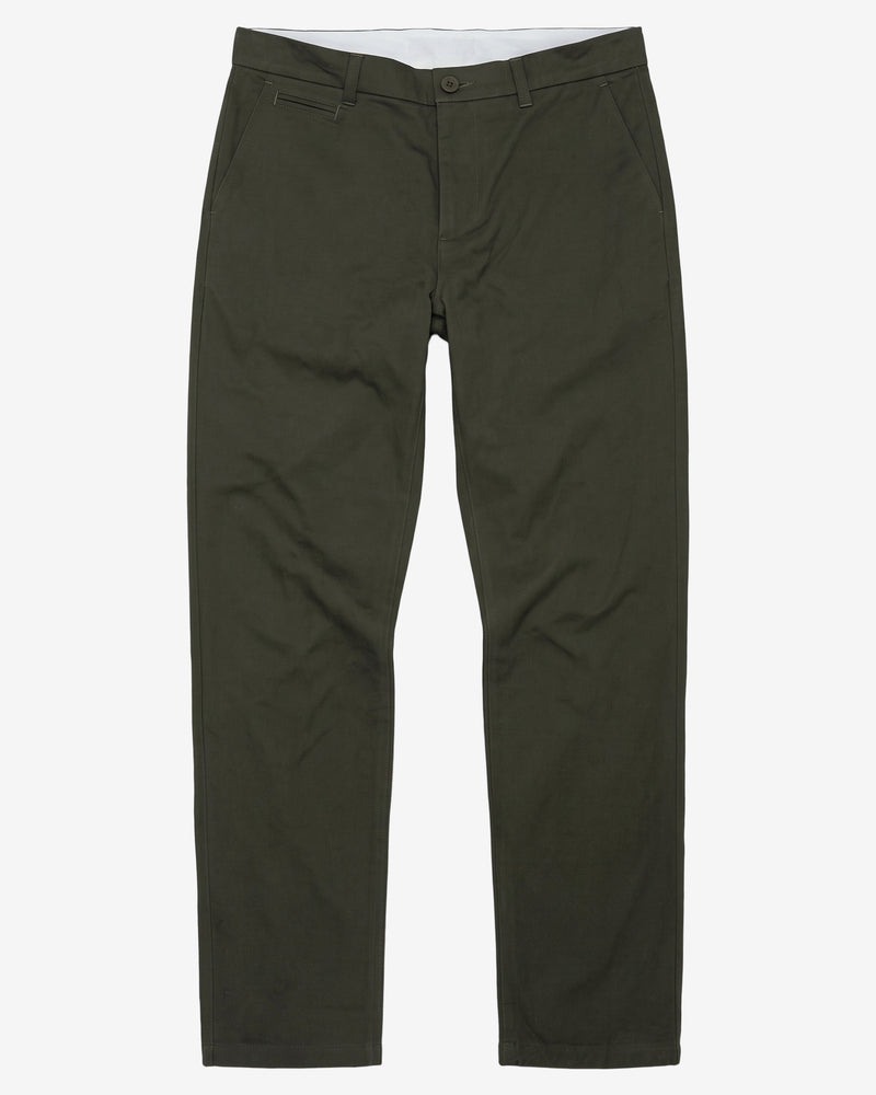 KnowledgeCotton Apparel - MEN CHUCK regular twill chino pants Pants 1090 Forest Night