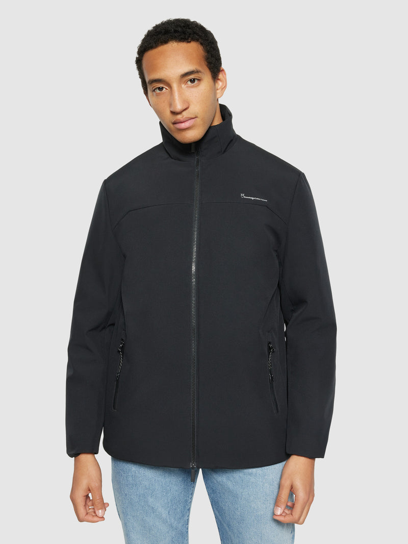 KnowledgeCotton Apparel - MEN CLIMATE SHELL™ jacket - GRS/Vegan Jackets 1300 Black Jet