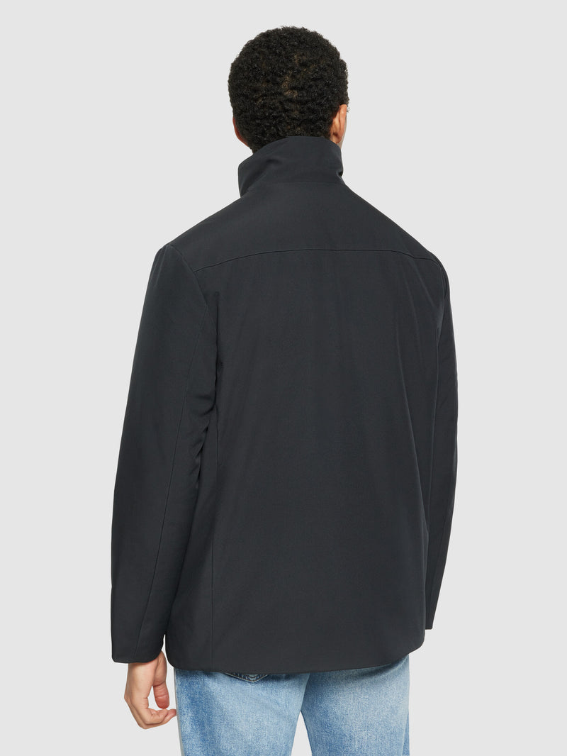 KnowledgeCotton Apparel - MEN CLIMATE SHELL™ jacket - GRS/Vegan Jackets 1300 Black Jet