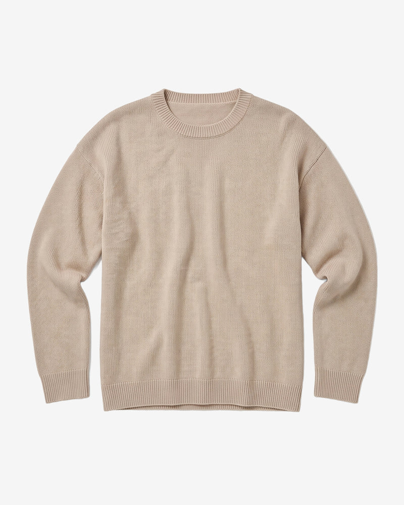 KnowledgeCotton Apparel - WMN Cashmere crew neck sweater Knits 1228 Light feather gray