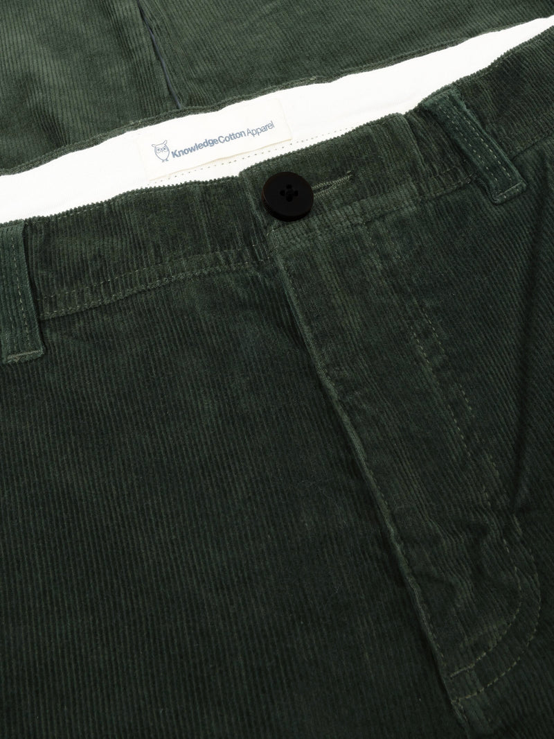 KnowledgeCotton Apparel - MEN Chuck regular corduroy pants Pants 1090 Forrest Night