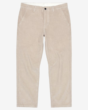 KnowledgeCotton Apparel - MEN Chuck regular corduroy pants Pants 1228 Light feather gray