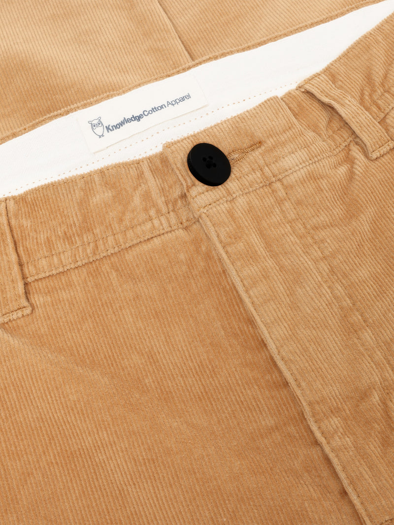 KnowledgeCotton Apparel - MEN Chuck regular corduroy pants Pants 1484 Apple Cinnamon