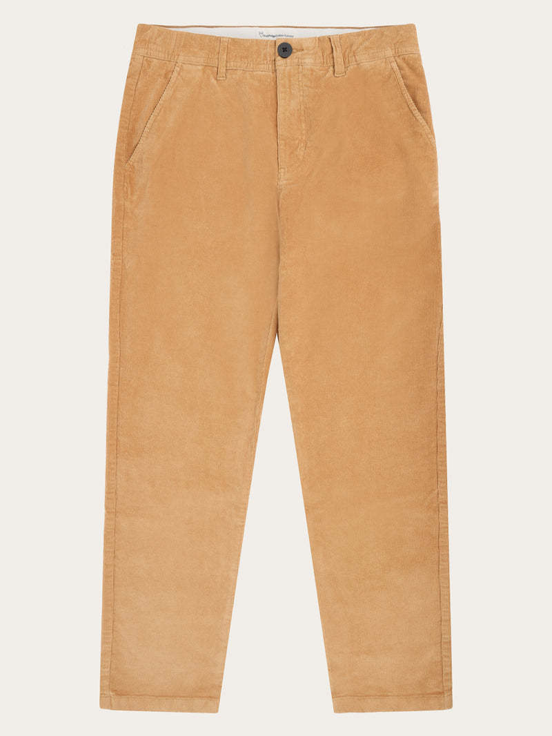 KnowledgeCotton Apparel - MEN Chuck regular corduroy pants Pants 1484 Apple Cinnamon