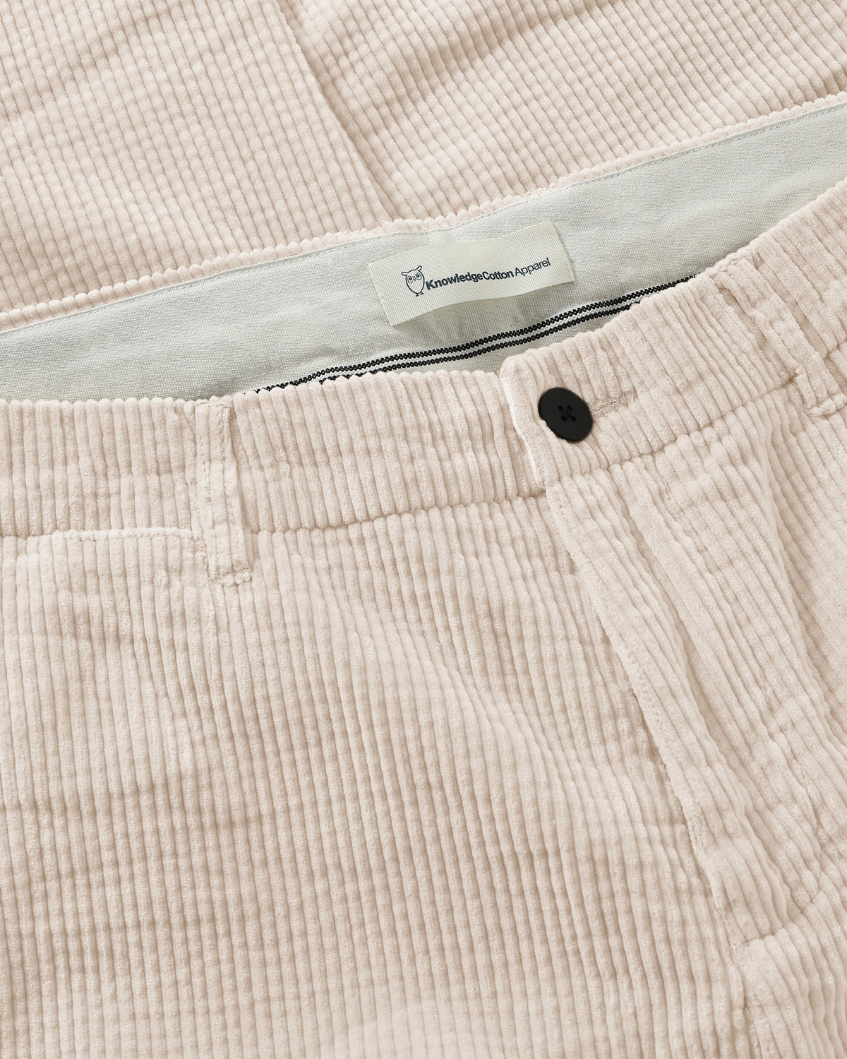 KnowledgeCotton Apparel - MEN Chuck regular corduroy pants Pants 1228 Light feather gray