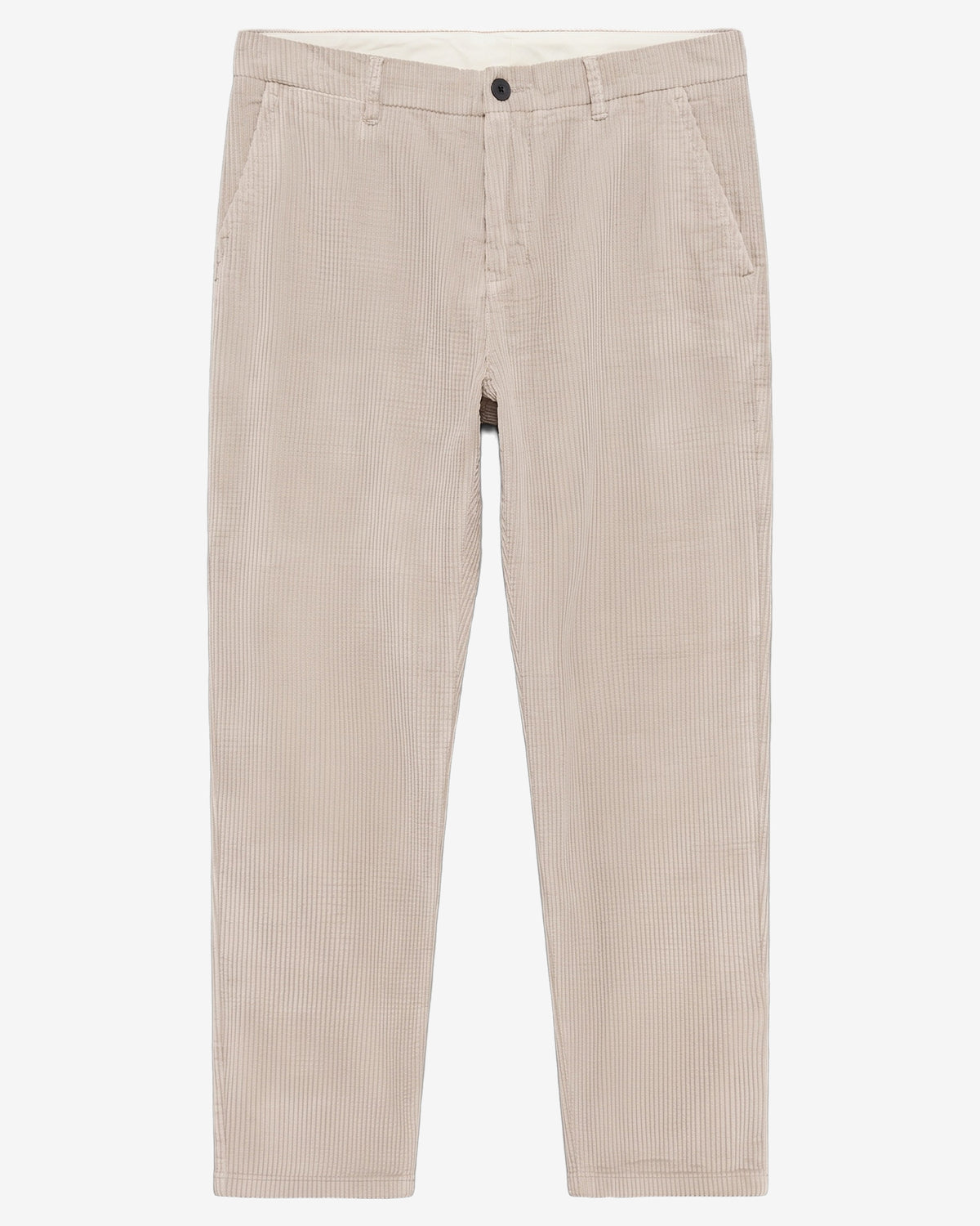 KnowledgeCotton Apparel - MEN Chuck regular corduroy pants Pants 1228 Light feather gray