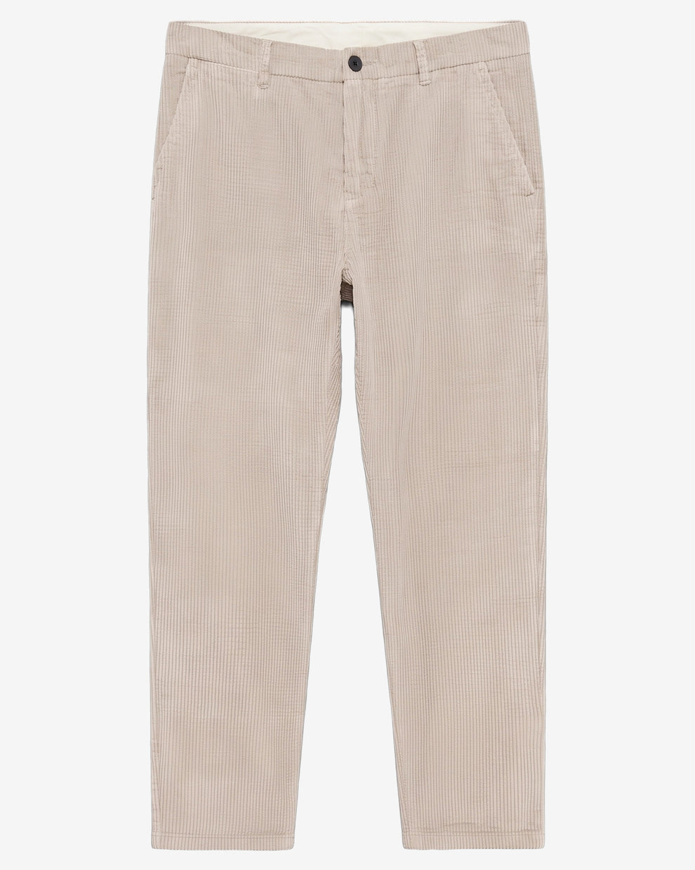 KnowledgeCotton Apparel - MEN Chuck regular corduroy pants Pants 1228 Light feather gray