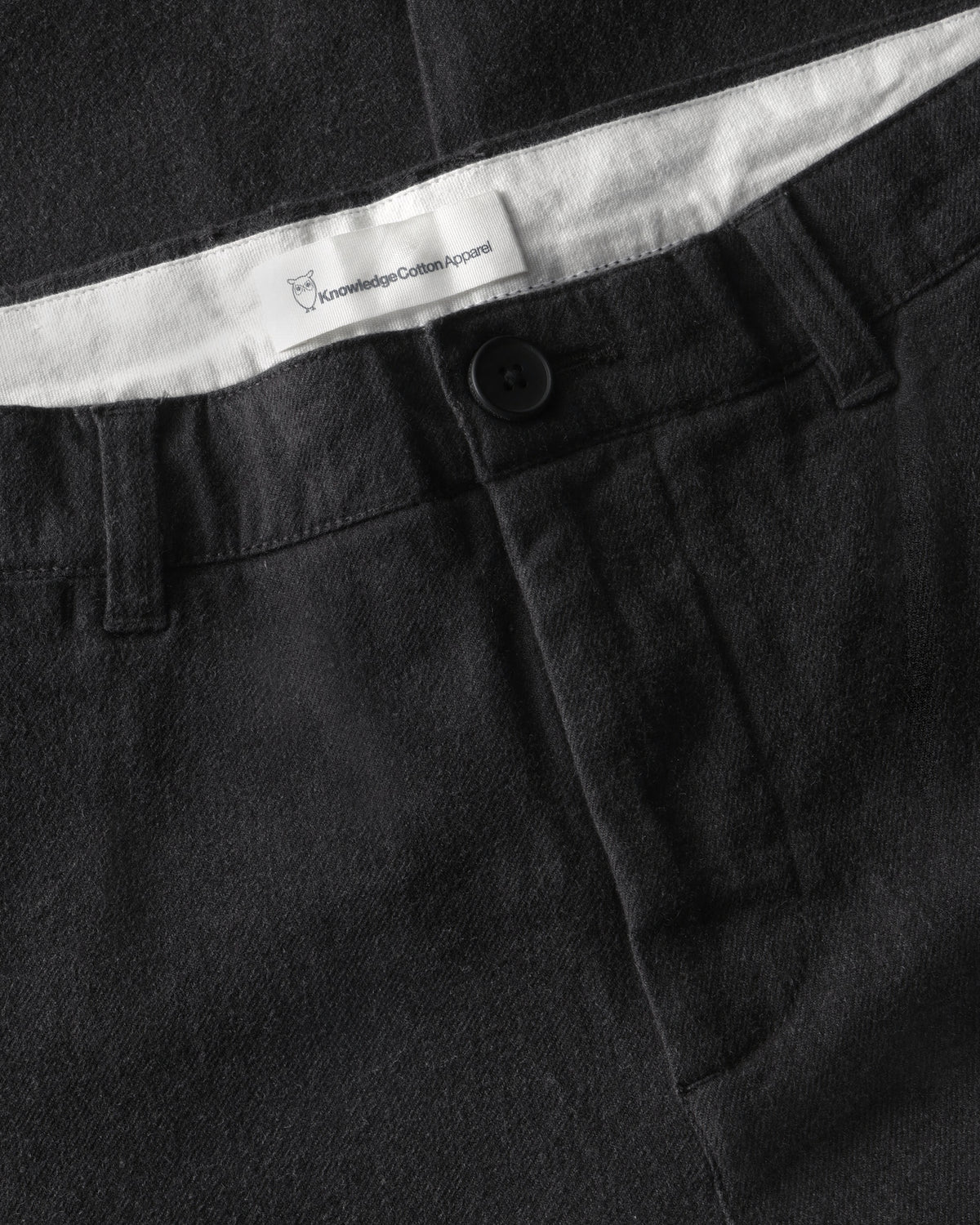 KnowledgeCotton Apparel - MEN Chuck regular flannel pants Pants 1487 Chocolate Torte