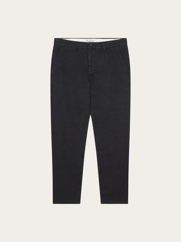KnowledgeCotton Apparel - MEN Chuck regular flannel pants Pants 1487 Chocolate Torte