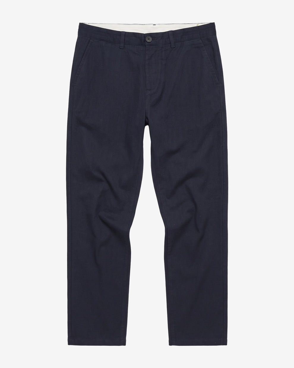 KnowledgeCotton Apparel - MEN Chuck regular herringbone pants Pants 1412 Night Sky