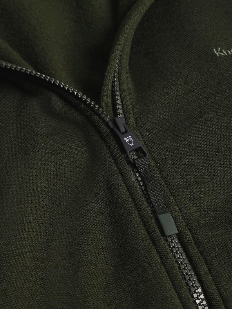 KnowledgeCotton Apparel - WMN Dynamic Wool 320 Fleece hoody - RWS Fleeces 1090 Forrest Night