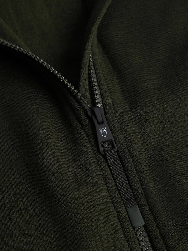 KnowledgeCotton Apparel - MEN Cleaver Wool 320 Fleece sweat - RWS Fleeces 1090 Forrest Night