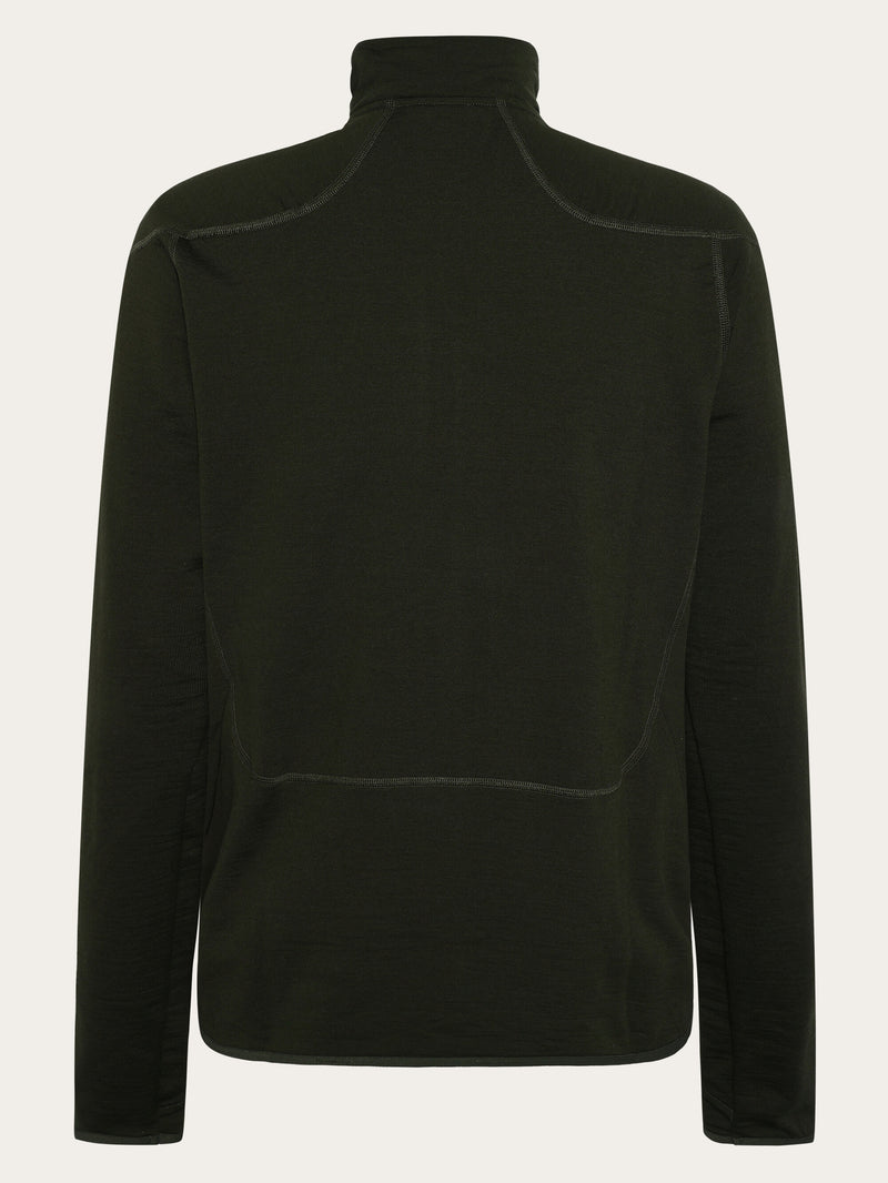 KnowledgeCotton Apparel - MEN Dynamic Wool 320 Fleece sweat - RWS Fleeces 1090 Forrest Night