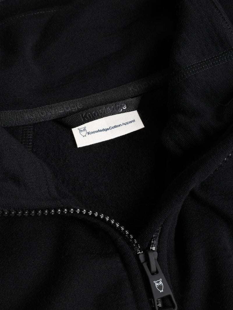 KnowledgeCotton Apparel - MEN Dynamic Wool 320 Fleece sweat - RWS Fleeces 1300 Black Jet