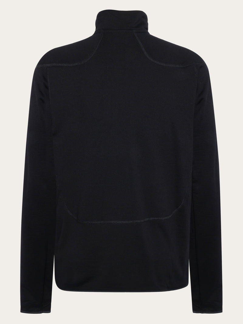 KnowledgeCotton Apparel - MEN Dynamic Wool 320 Fleece sweat - RWS Fleeces 1300 Black Jet