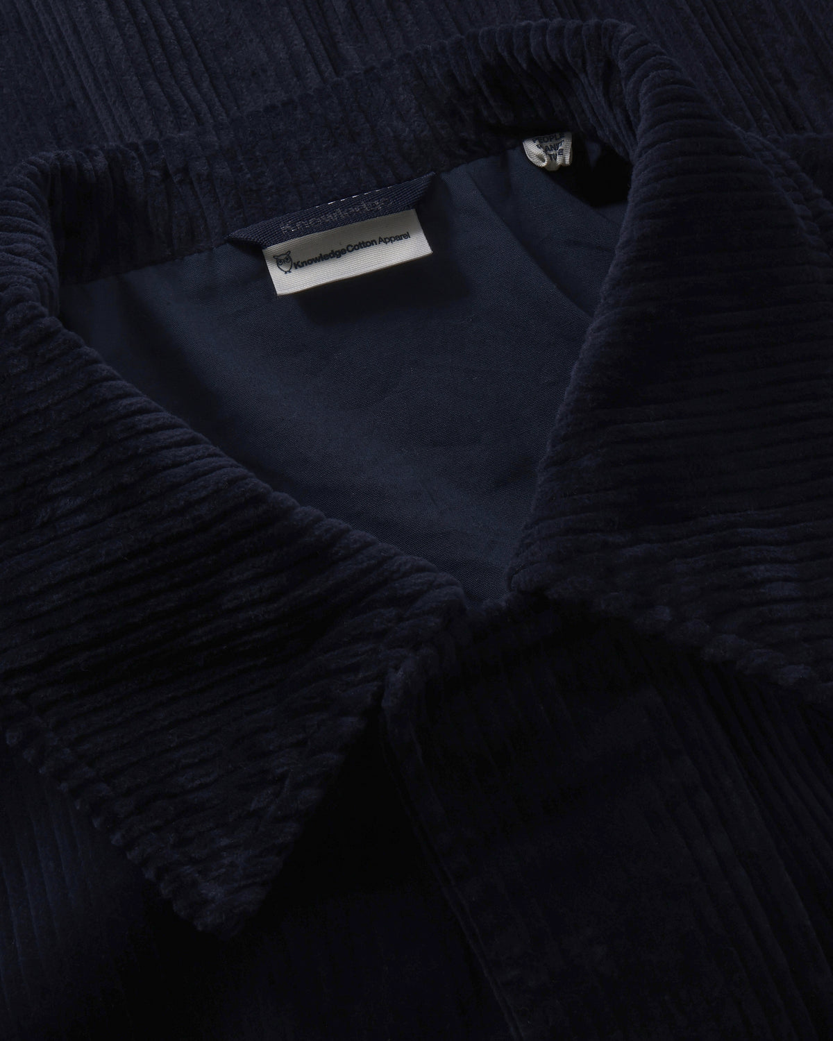 KnowledgeCotton Apparel - MEN Corduroy bomber jacket Jackets 1412 Night Sky