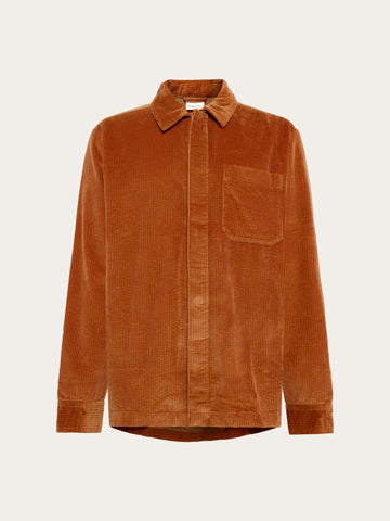KnowledgeCotton Apparel - MEN Corduroy overshirt Overshirts 1499 Lion