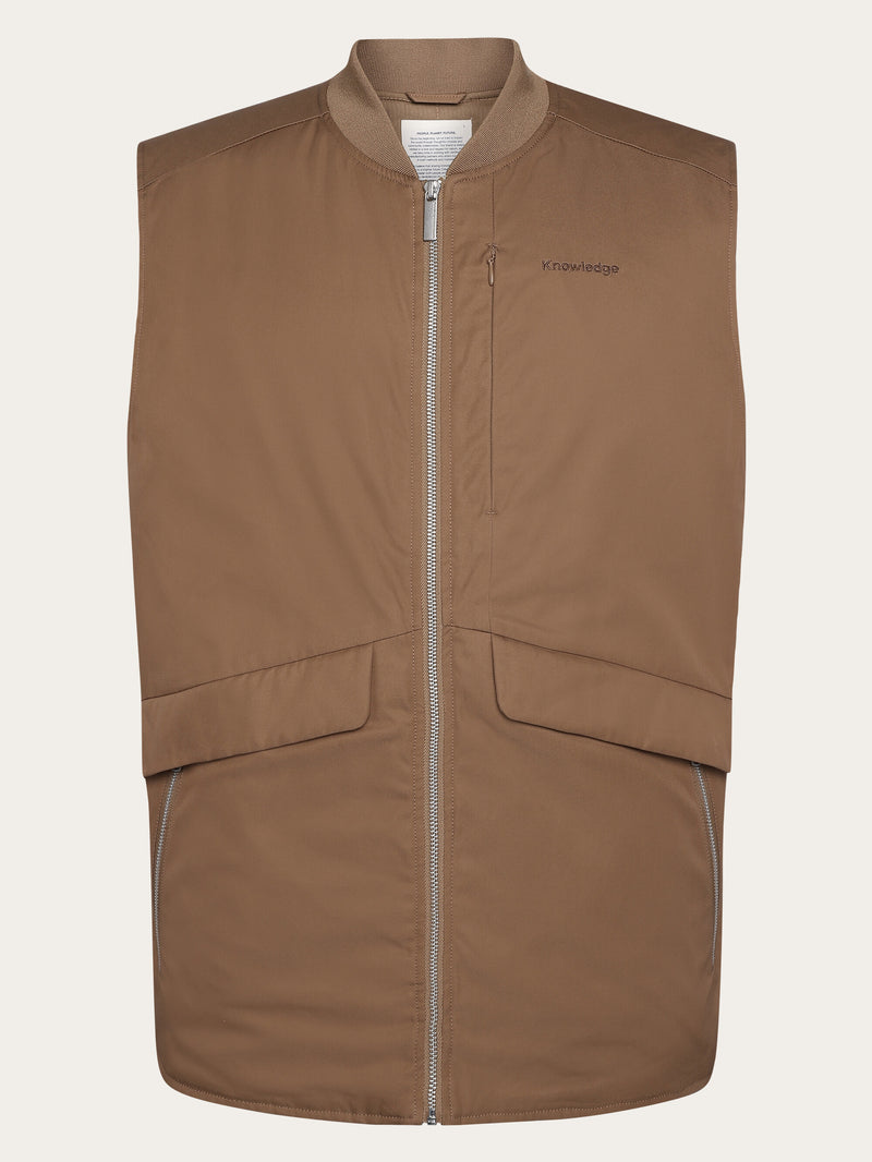 KnowledgeCotton Apparel - UNI DWR Canvas Vest - GOTS/Vegan Vests 1019 Tuffet