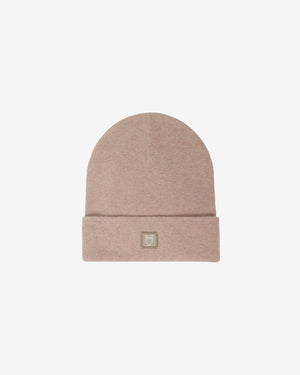 KnowledgeCotton Apparel - UNI Double layer wool beanie Hats 1336 Kelp melange