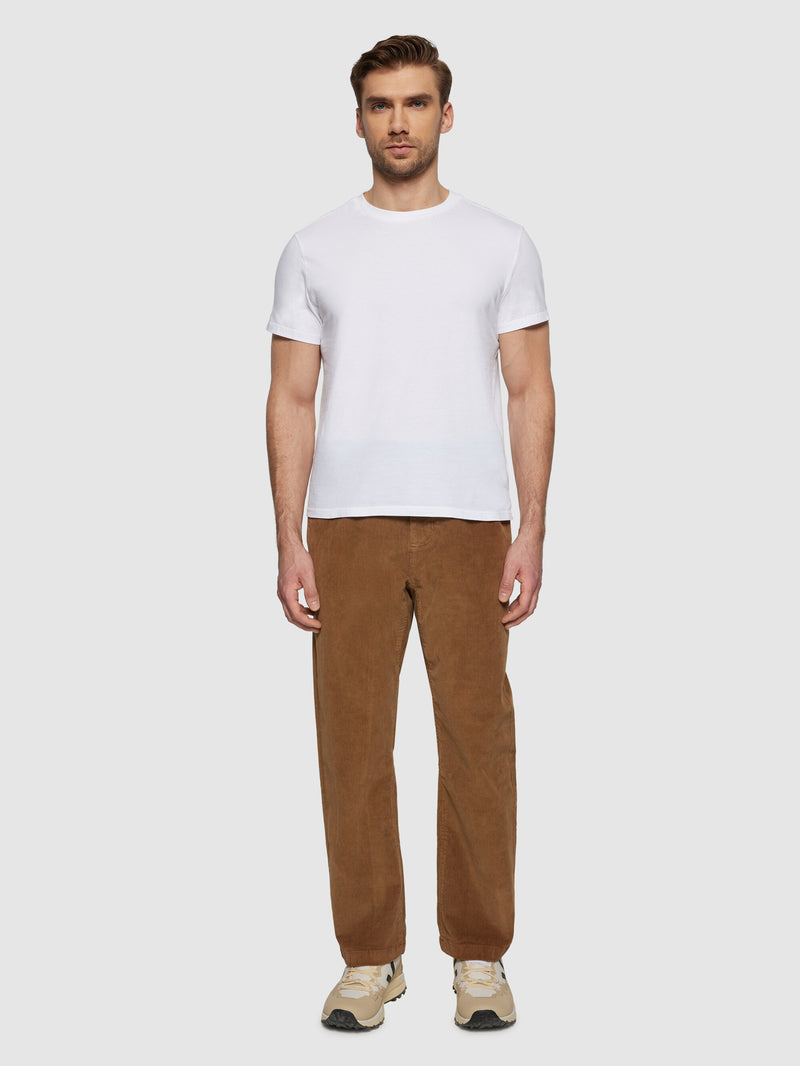 KnowledgeCotton Apparel - MEN FIG 14 wales corduroy pants - GOTS/Vegan Pants 1121 Dachshund
