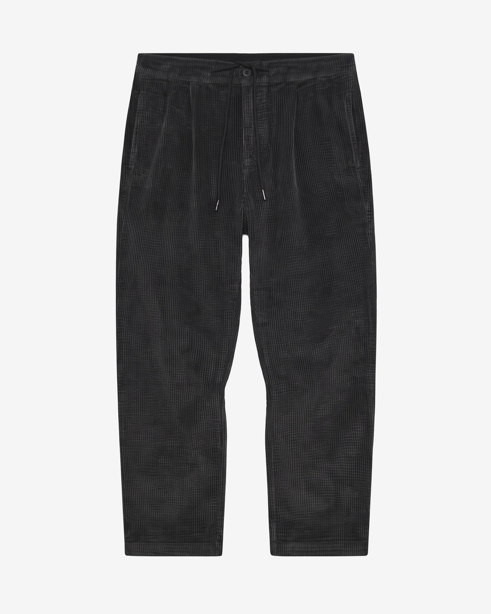 KnowledgeCotton Apparel - MEN Fig comfort corduroy pants Pants 1300 Black Jet