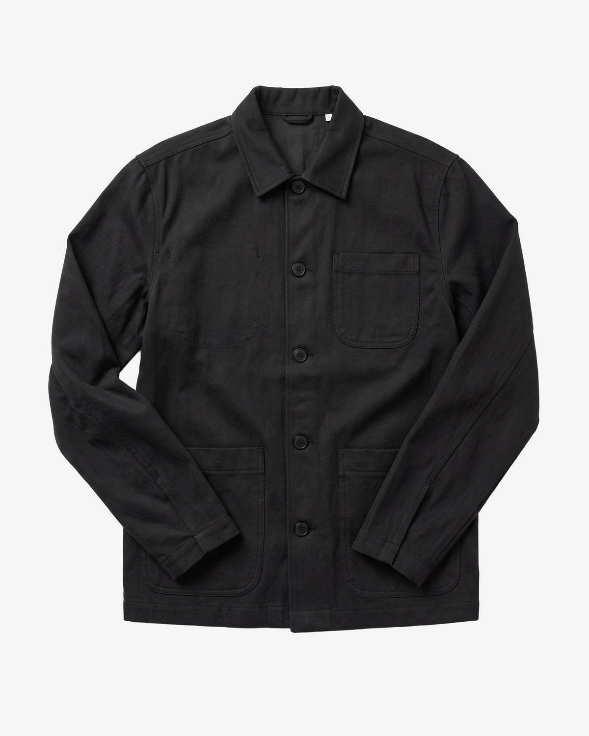 KnowledgeCotton Apparel - MEN Flannel overshirt Overshirts 1412 Night Sky