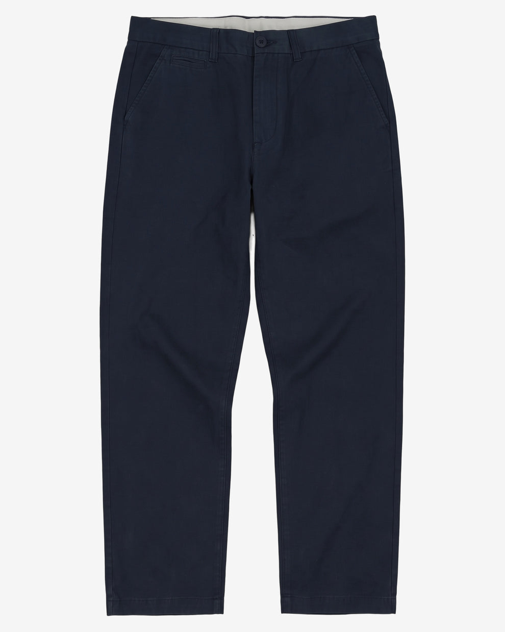 KnowledgeCotton Apparel - MEN Flint wide chino pants Pants 1001 Total Eclipse