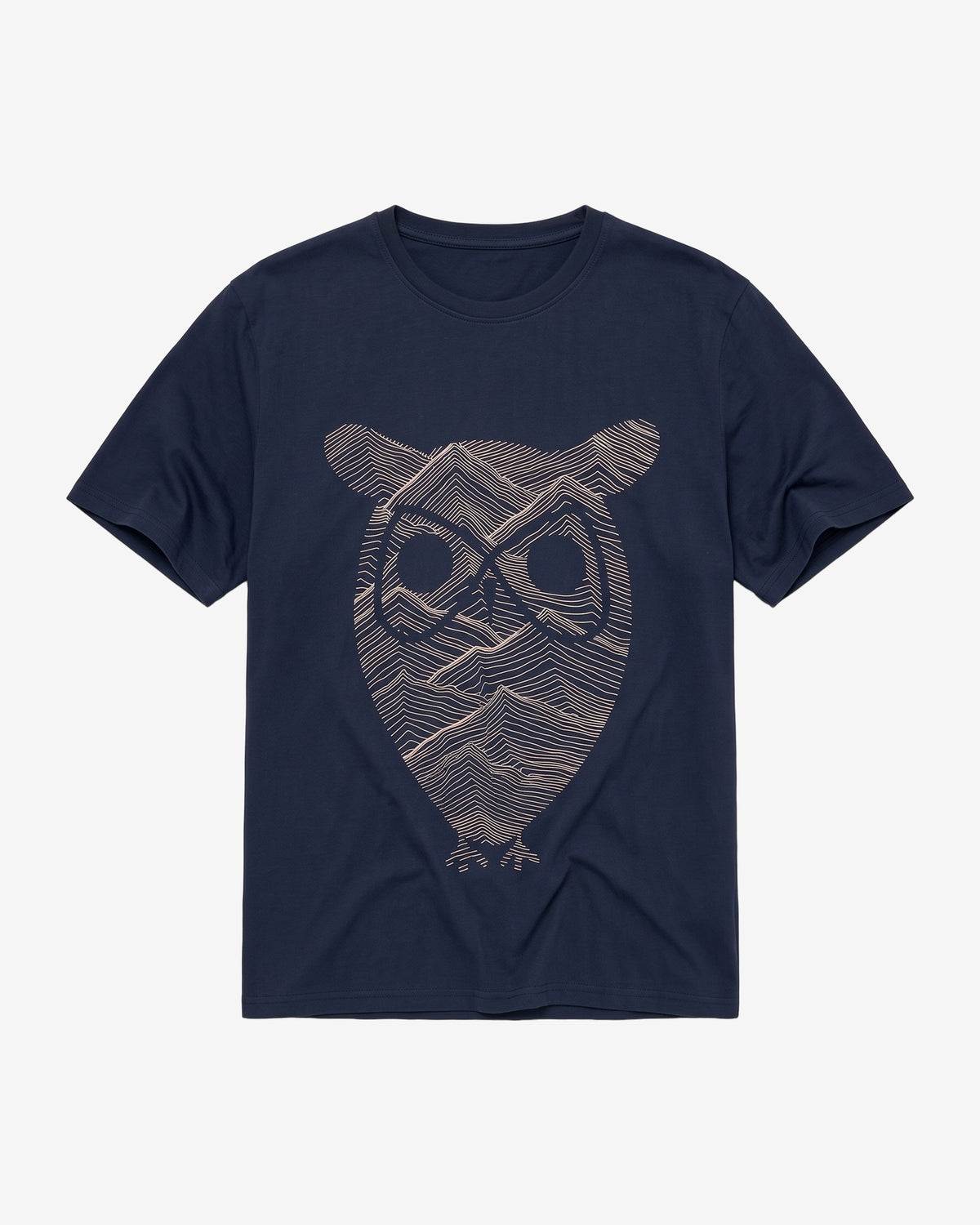 KnowledgeCotton Apparel - MEN Front print t-shirt T-shirts 1412 Night Sky