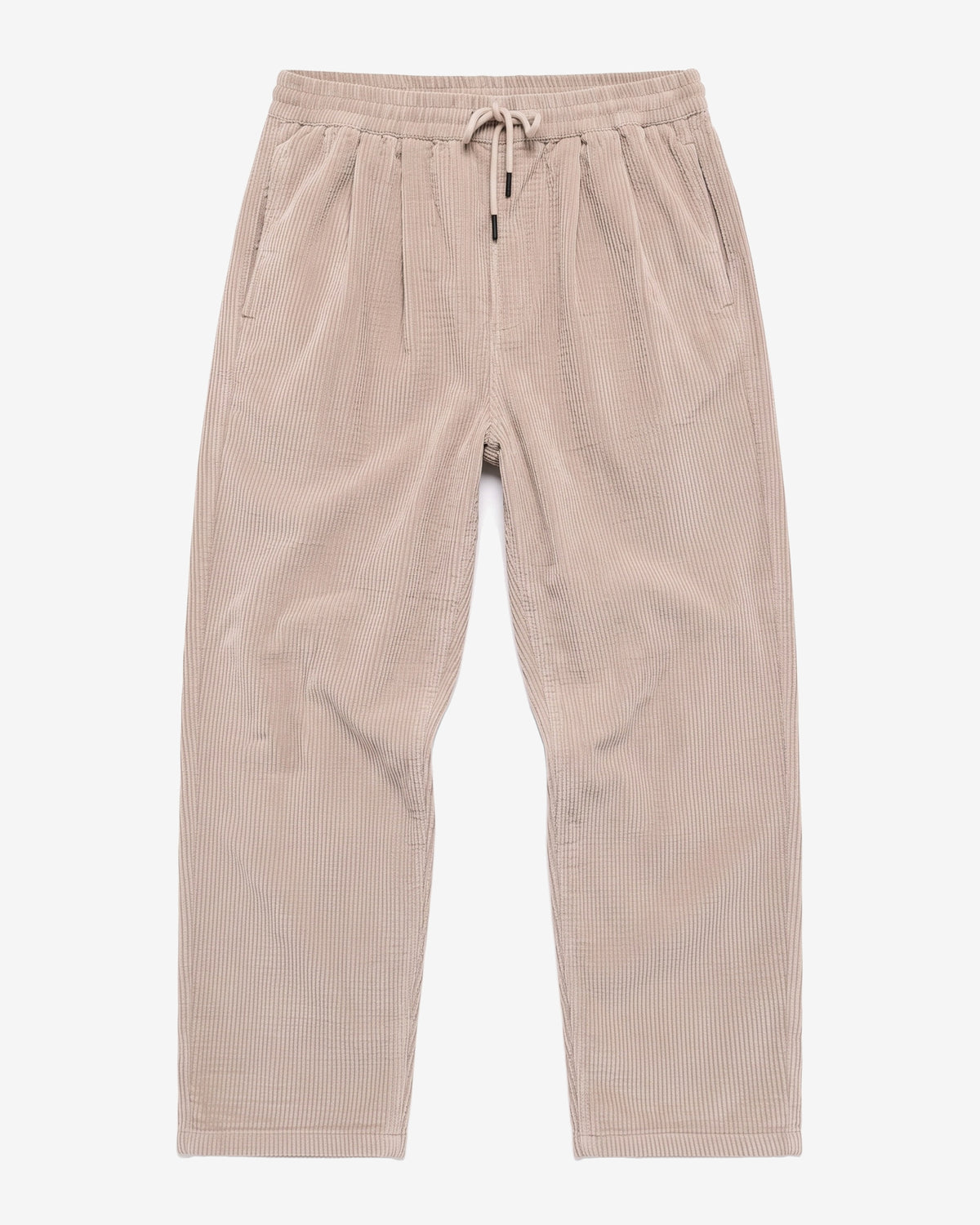 KnowledgeCotton Apparel - WMN Hazy relaxed corduroy pants Pants 1228 Light feather gray