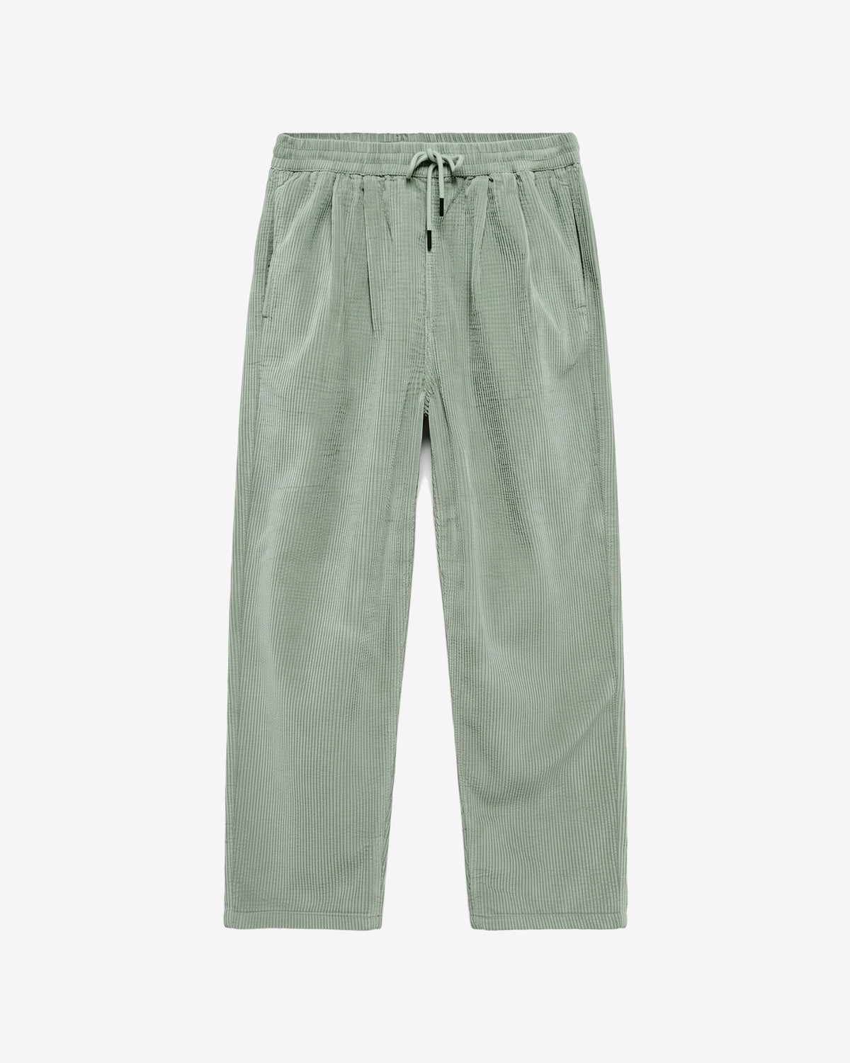 KnowledgeCotton Apparel - WMN Hazy relaxed corduroy pants Pants 1396 Lily Pad