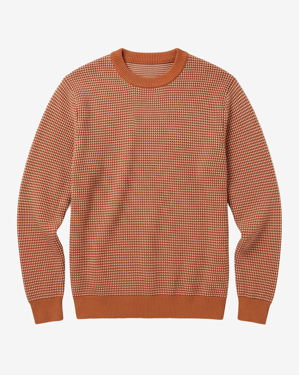 KnowledgeCotton Apparel - MEN Jacquard crew neck sweater Knits 1499 Lion