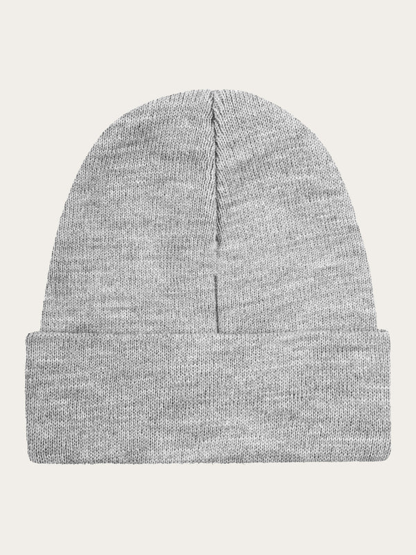 KnowledgeCotton Apparel - YOUNG Kids Wool beanie Hats 1012 Grey Melange
