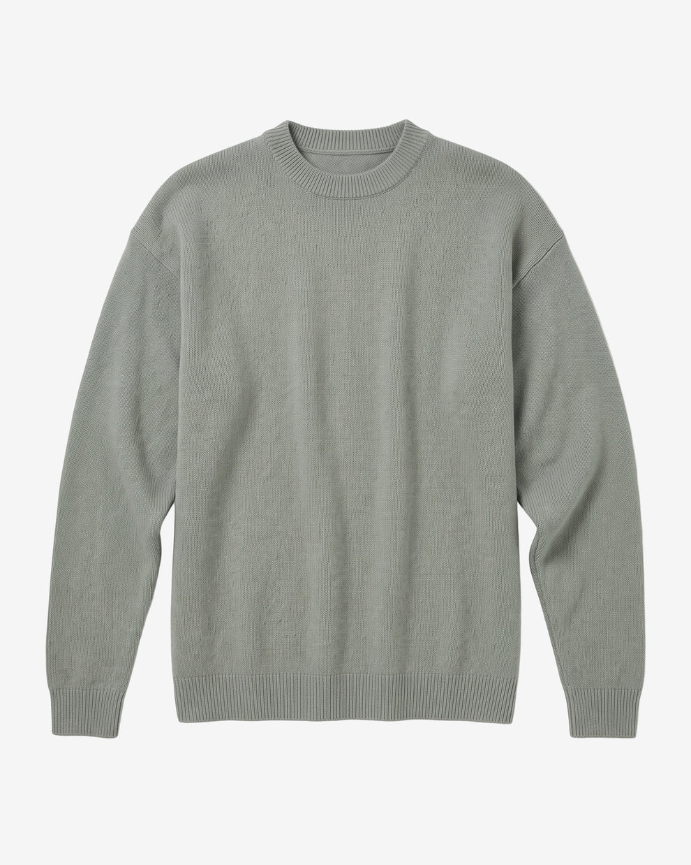 KnowledgeCotton Apparel - WMN Lambswool crew neck sweater Knits 1396 Lily Pad